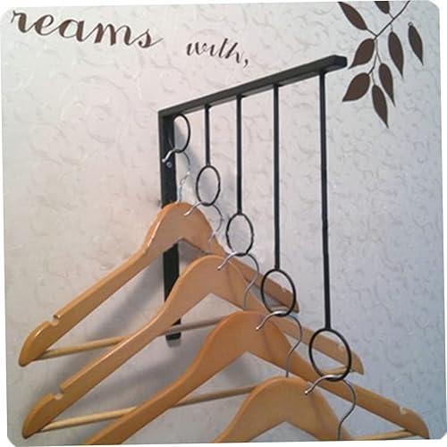 Miniatura 8 de Angoily Percha de gancho 2 unids Perchero de pared Perchero colgante Perchero de ropa Perchero montado en la pared Perchero de pared Perchero de
