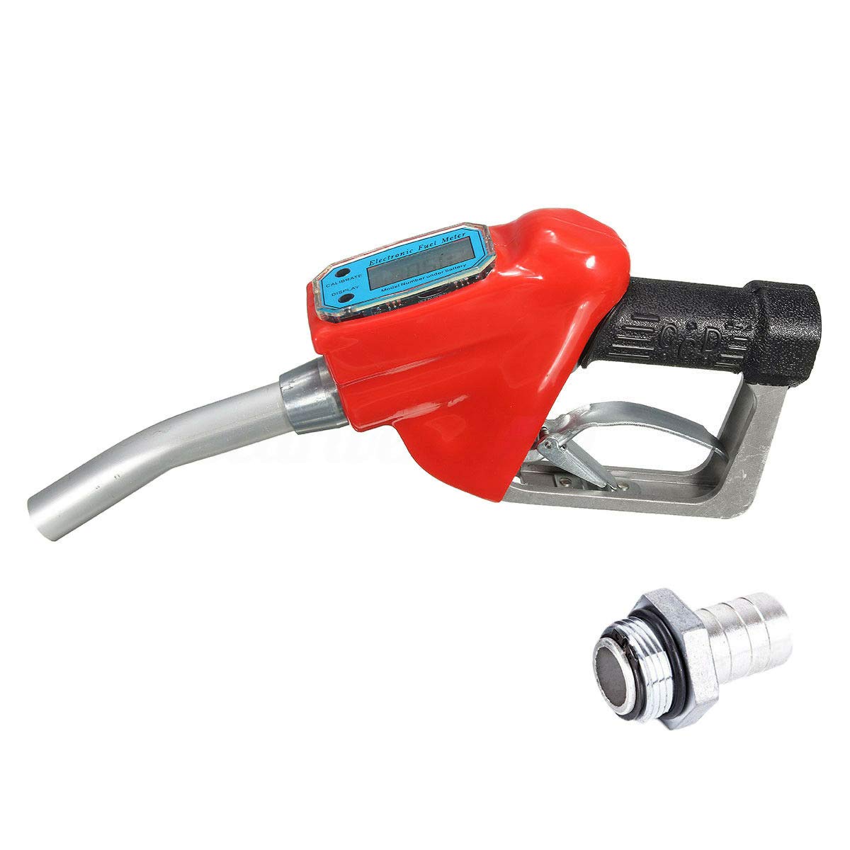 Buy Nrpfell Car Refueling Tool Flow Meter Fuel Gauge Nozzle Digital Fuel Refueling Tool