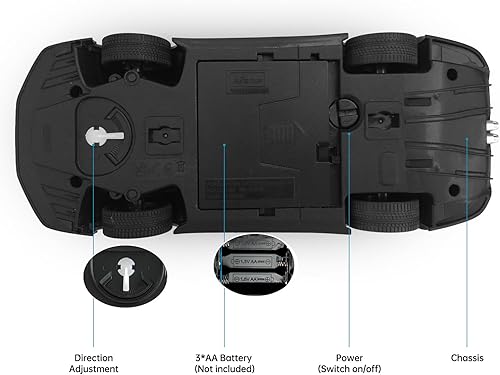 Miniatura 7 de RASTAR Porsche 911 GT2 RS Model Car, escala 124 RC Porsche 911 GT2 RS Clubsport 25 Auto de control remoto para niños y adultos, superdeportivo RC