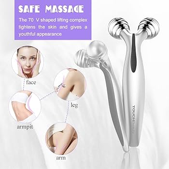 TOUCHBeauty Face Roller Microcurrent Facial Massager Rollers