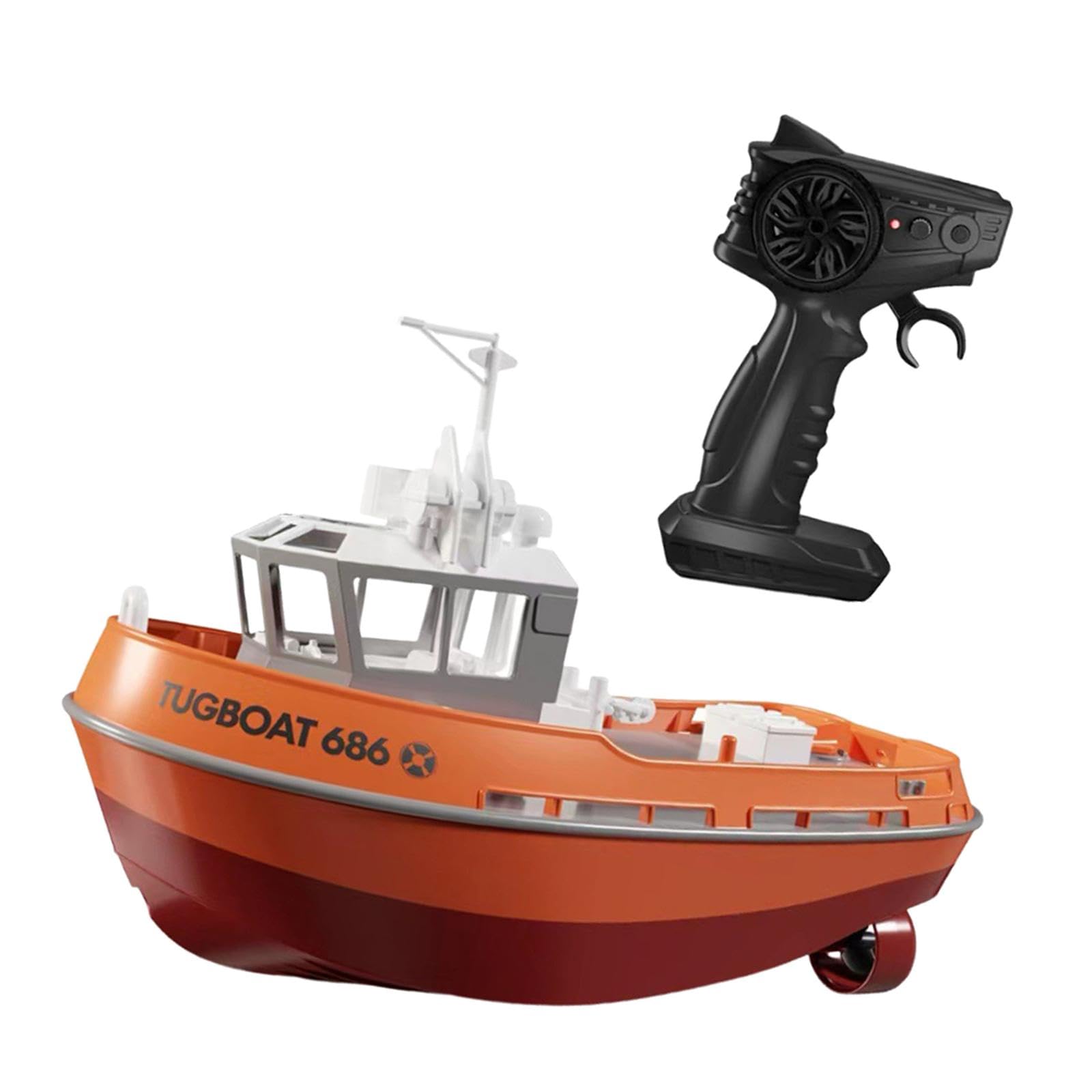 1/72 RC Schlepper mit Fernbedienung für Seen Und Flüsse, 15 Minuten von, Orange