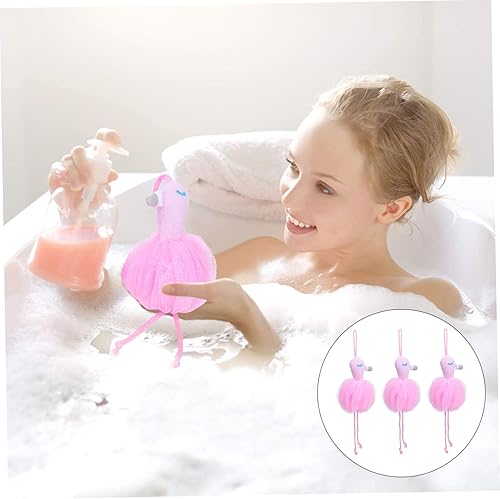 Flamingo Bath Bombs - 3pc Set with Hanging String