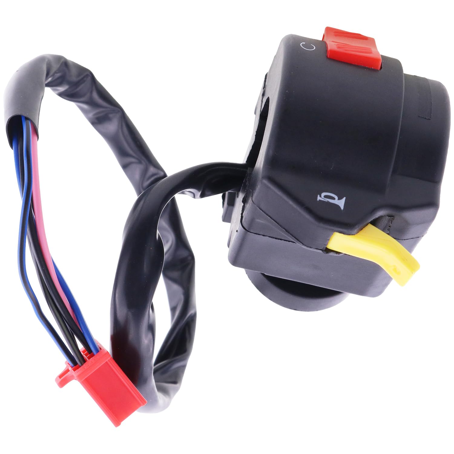 Left Handlebar Kill Switch Compatible with Polaris Outlaw 90 Sportsman 90 2007-2009 Horn 0453816 ATV Start Stop Choke