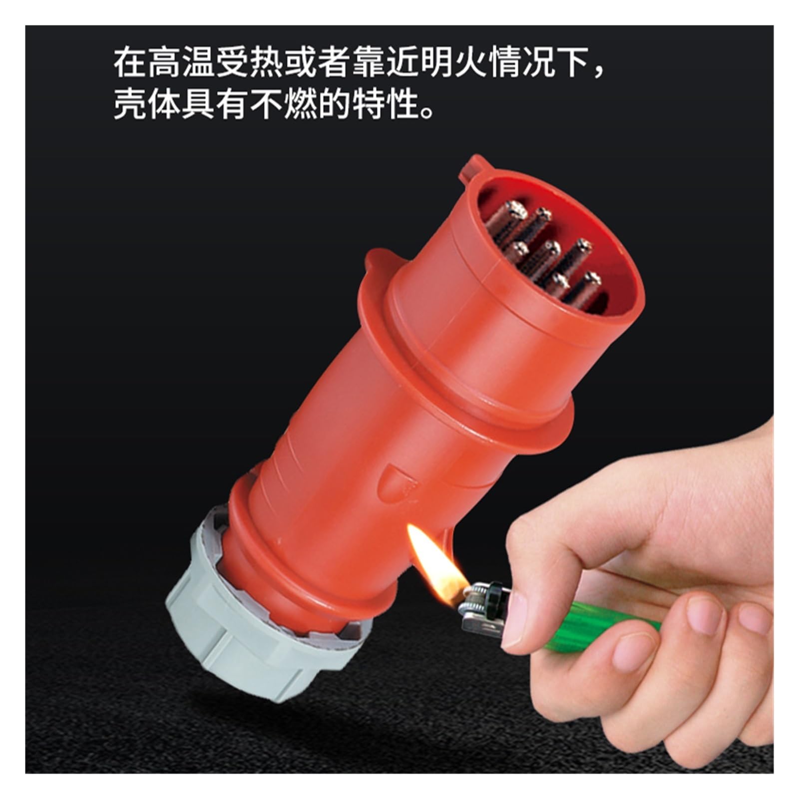 Enchufe y aviación Industrial trifásico 16A32A de 7 núcleos, 400V, resistente al agua polvo, interfaz máquina aceite siete orificios(7P16AIP67 connector GP3916)