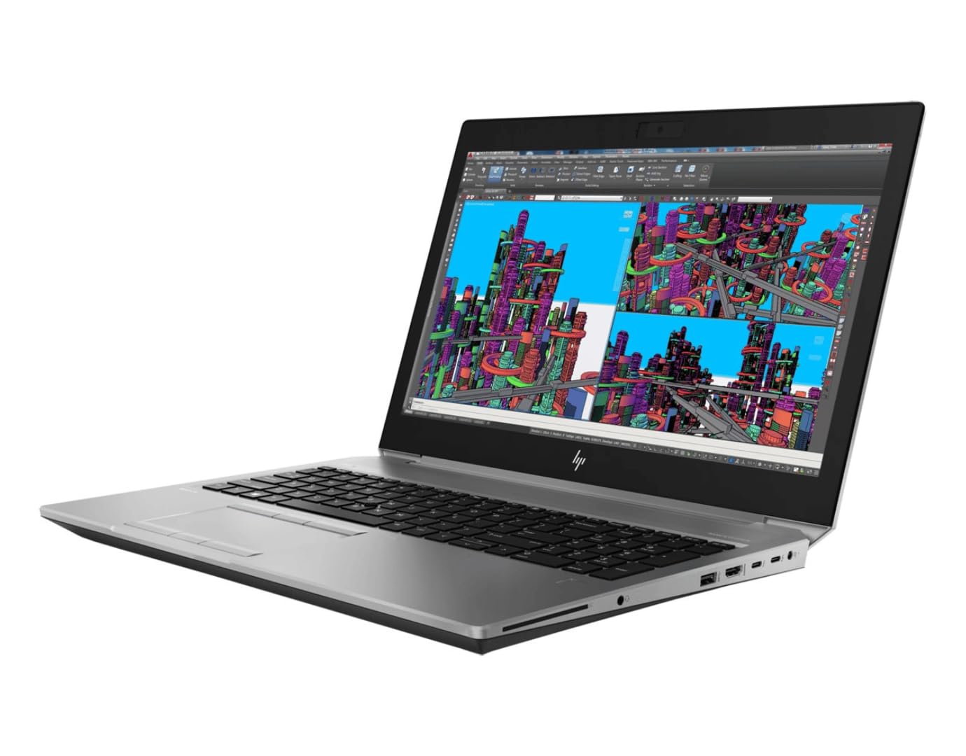 HP ZBook 15 G5 15,6" Full HD Intel Core i7 8850H Disque dur SSD 1 To Mémoire 32 Go Windows 11 Pro Fingerprint Nvidia Quadro P2000 Ordinateur Portable (Reconditionné)