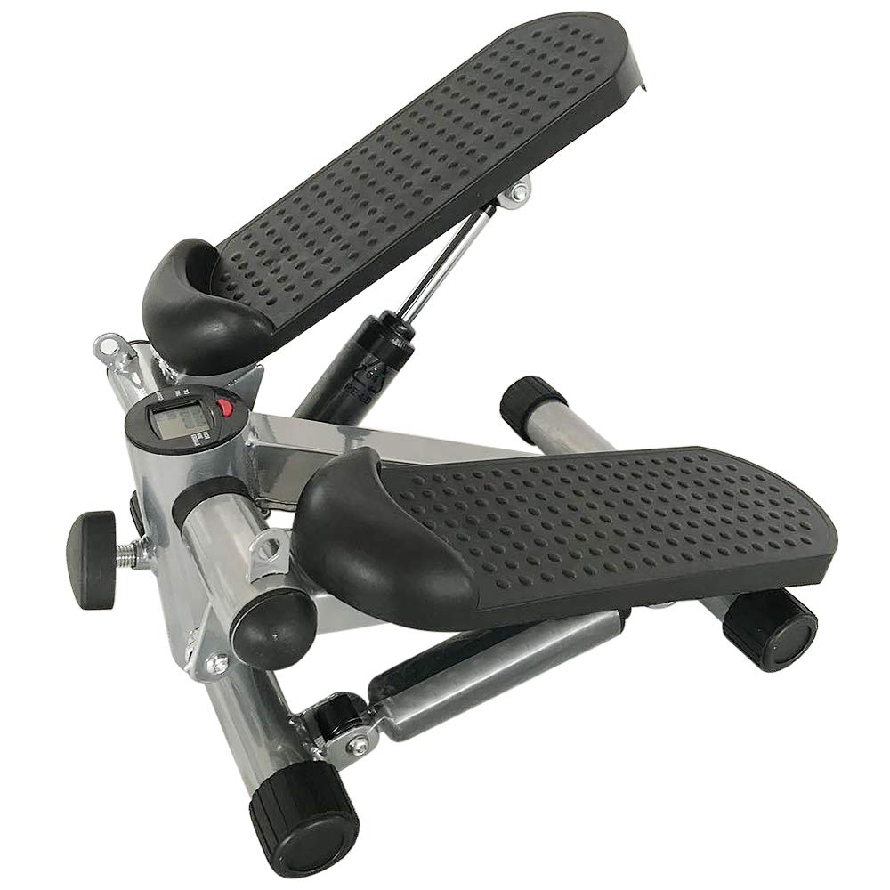 Stepper do domu, mini stepper do domu, z linami zasilania, trenażer domowy z wyświetlaczem LCD, domowe ćwiczenia fitness, trening holistyczny