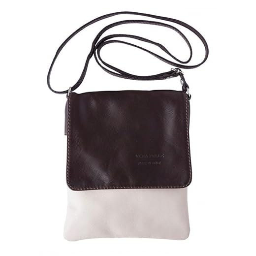 LaGaksta Ashley Very Small Crossbody Bag Beige Dark Brown
