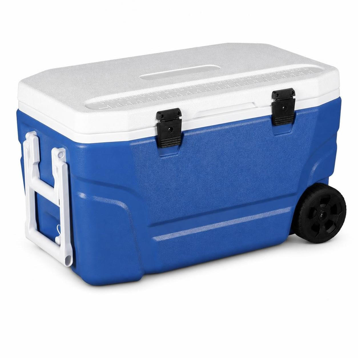 Ghiacciaia Portatile 65L con Ruote, Contenitore Termico Passivo per Pesca e Campeggio