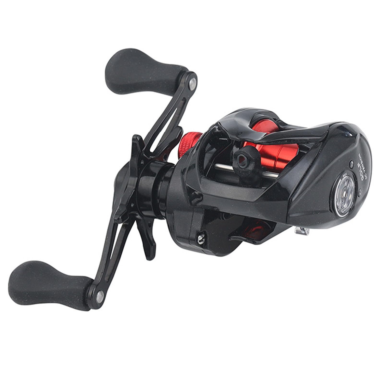 Kołowrotek Baitcasting 7.2 1 szybki kołowrotek z zabezpieczeniem przed luzem DC inteligentny hamulec elektroniczny z dźwiękiem i alarmem odlewów do basu wielu gatunków ryb