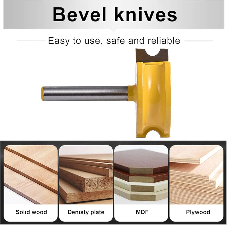 HOHXEN 2pcs/set Router Bit 1/4 HOHXEN 2pcs/set Router Bit 1/4