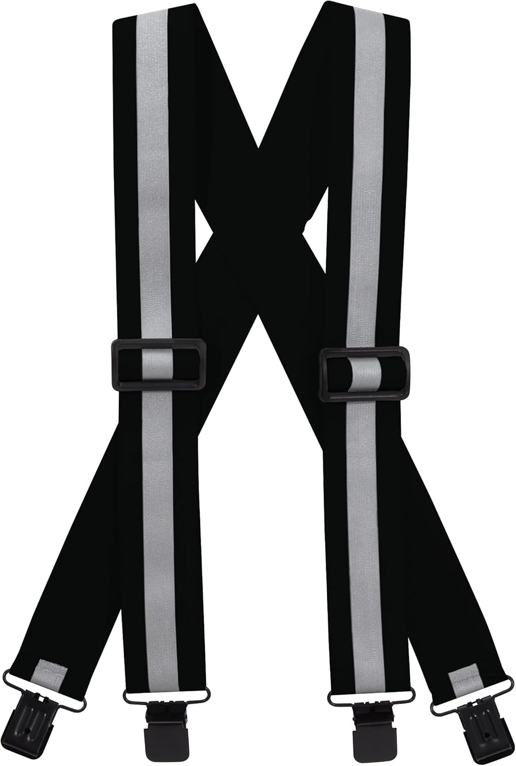 Reflective Suspenders-Black