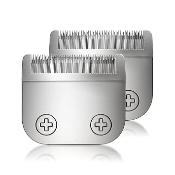 59300 Replacement Blade Compatible with WHAL,2 Pack | 30mm Stainless Steel Detachable blade, for 9864/9864SS/9686/9818A/9854L/9876L/9854/WSS3L/SS2L, Standard Blade