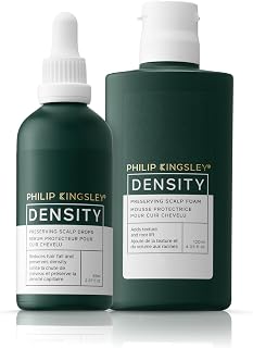 Philip Kingsley Density Preserving Hair and Scalp Treatment - Scalp Drops and Volumizing Foam Mousse for Fine Thin Hair, Thinning Hair Loss Prevention Products for Thickening and Strengthening