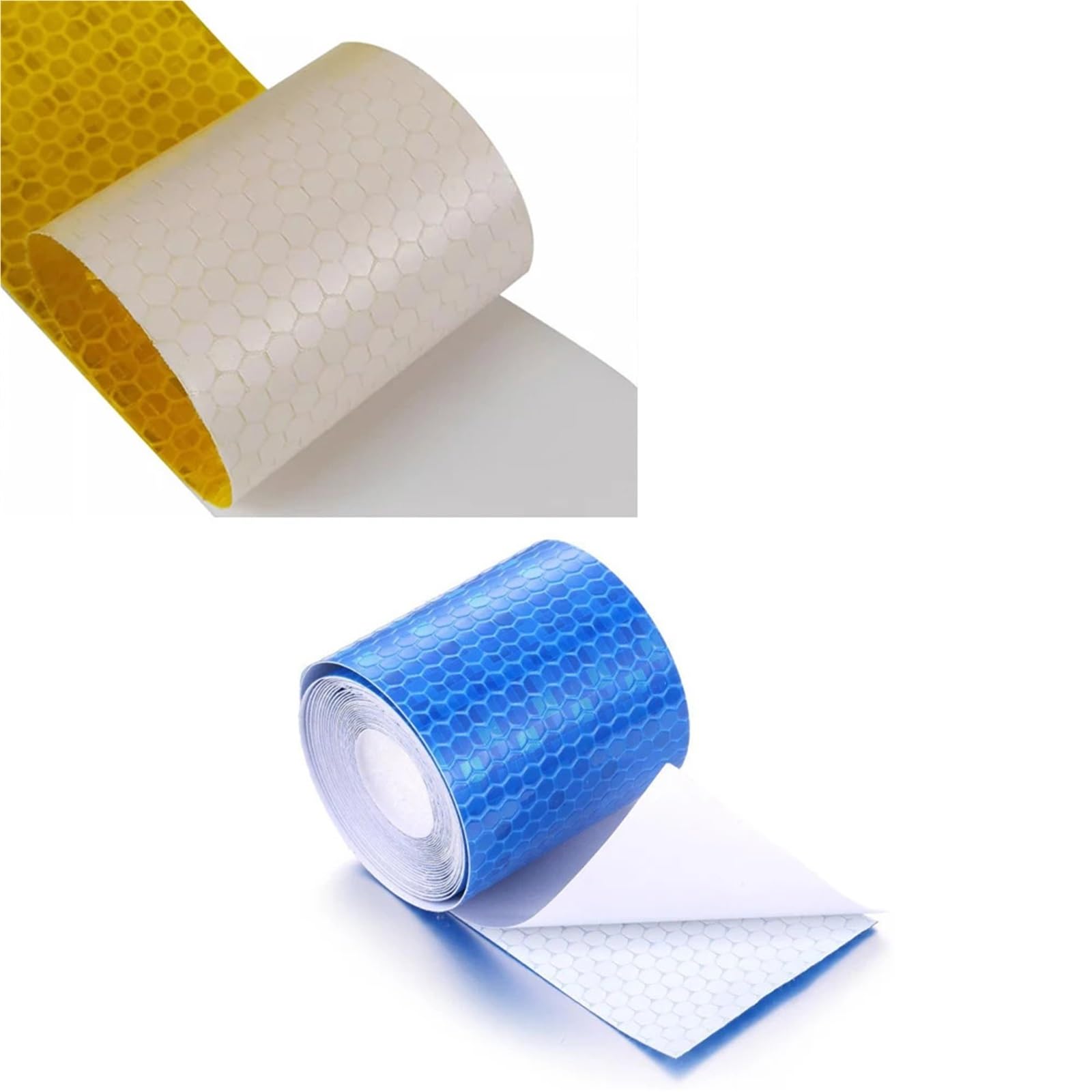 Reflektierendes Klebeband 5cm 1/3/5/10M/20M 1PC Warnlicht Reflektor Schutzaufkleber Reflektierende Folie Auto Reflektierende Sicherheitsstreifen Aufkleber Auto-Reflektorstreifen(Green,2000cm)