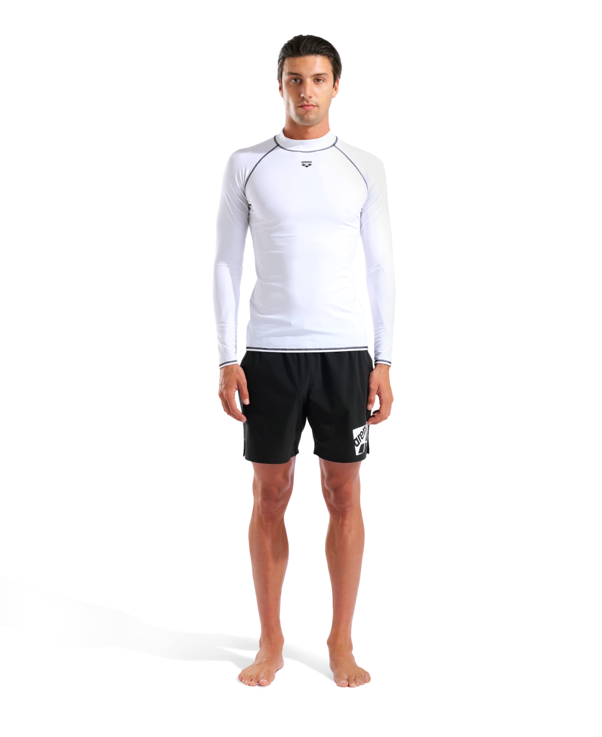 Arena Herren M Arena Rash Vest L/S Graphic Shirt