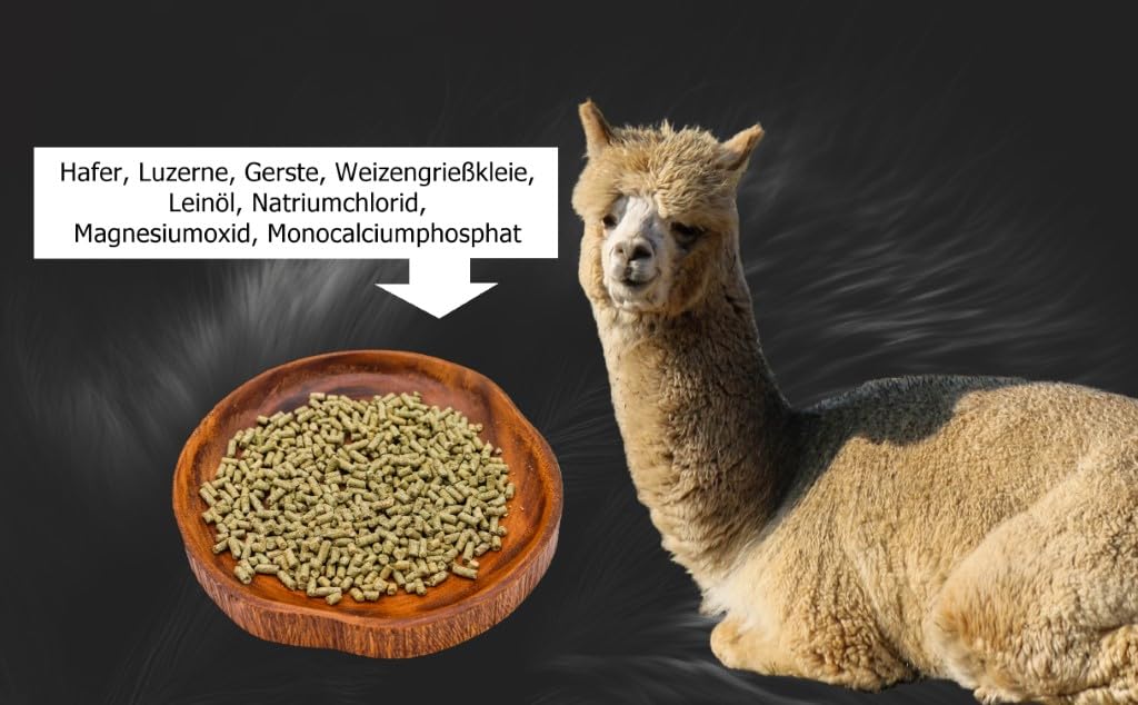 Anhaltiner Alpakafutter 25 kg Ergänzungsfutter für Alpakas