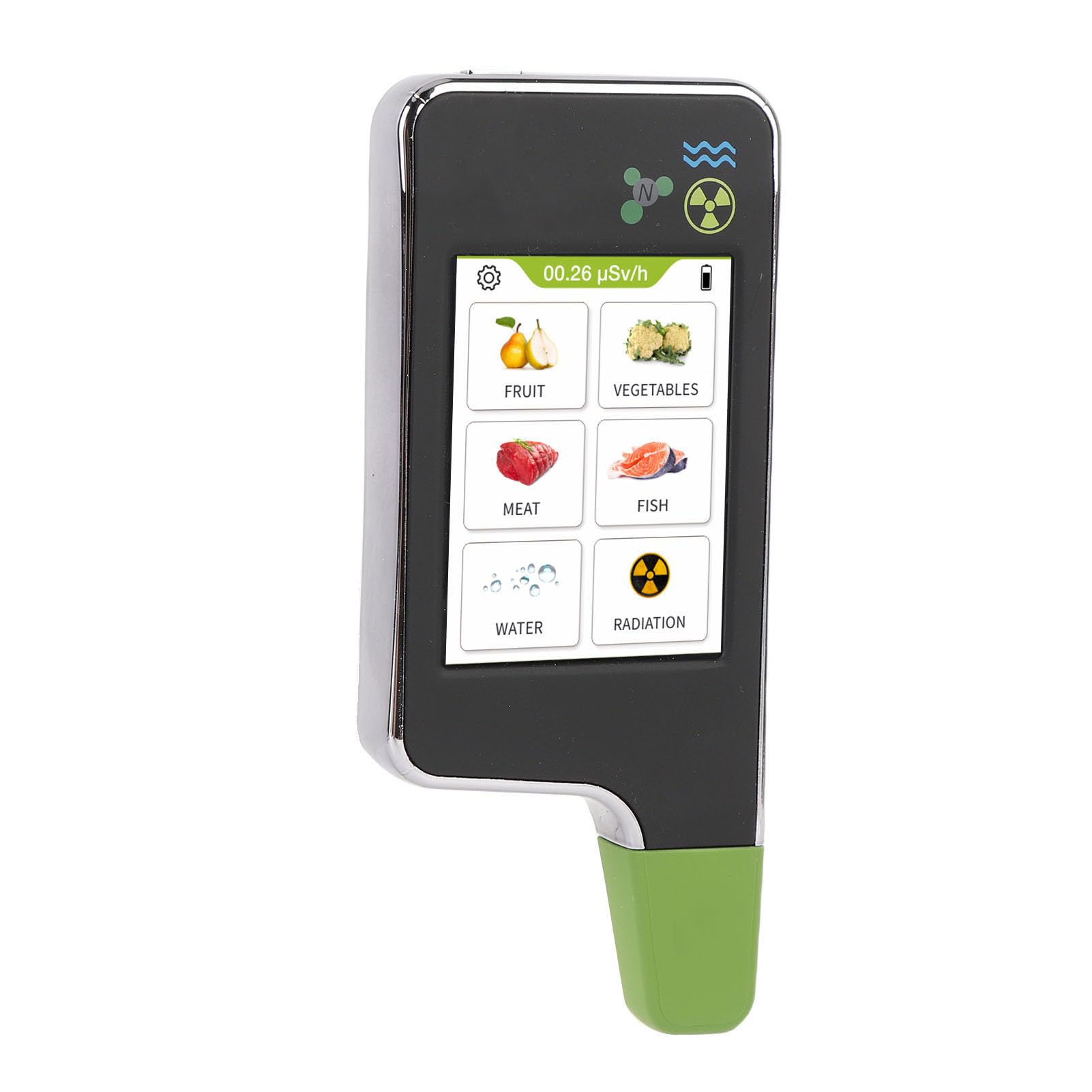 KUIDAMOS Probador de Nitrato Multifuncional Portátil para Pruebas de Seguridad Alimentaria en el Hogar con Detección de Radiación, Compacto y Rápido para Uso en Movimiento Escena aplicable: Cocina