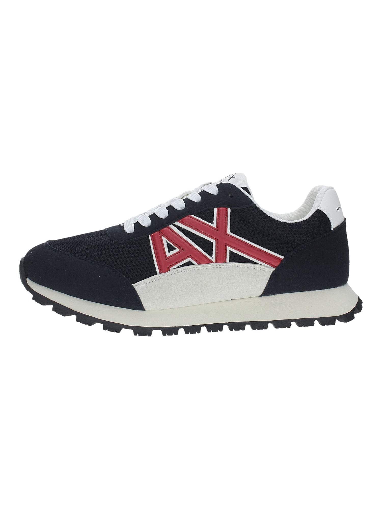 Armani Exchange Drop, MAN Sneaker, DEEP Navy+Cardinal,