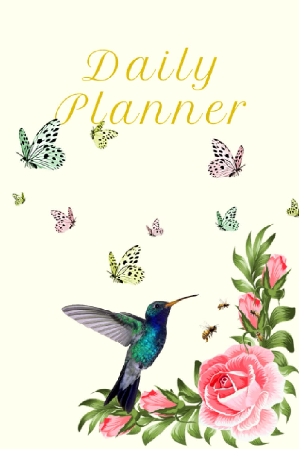 DAILY PLANNER – HOURLY SCHEDULE APPOINTMENT PLANNER, TO-DO LIST, MEALS TRACKER, NOTES, WATER INTAKE TRACKER, CONVENIENT 6X9 SIZE