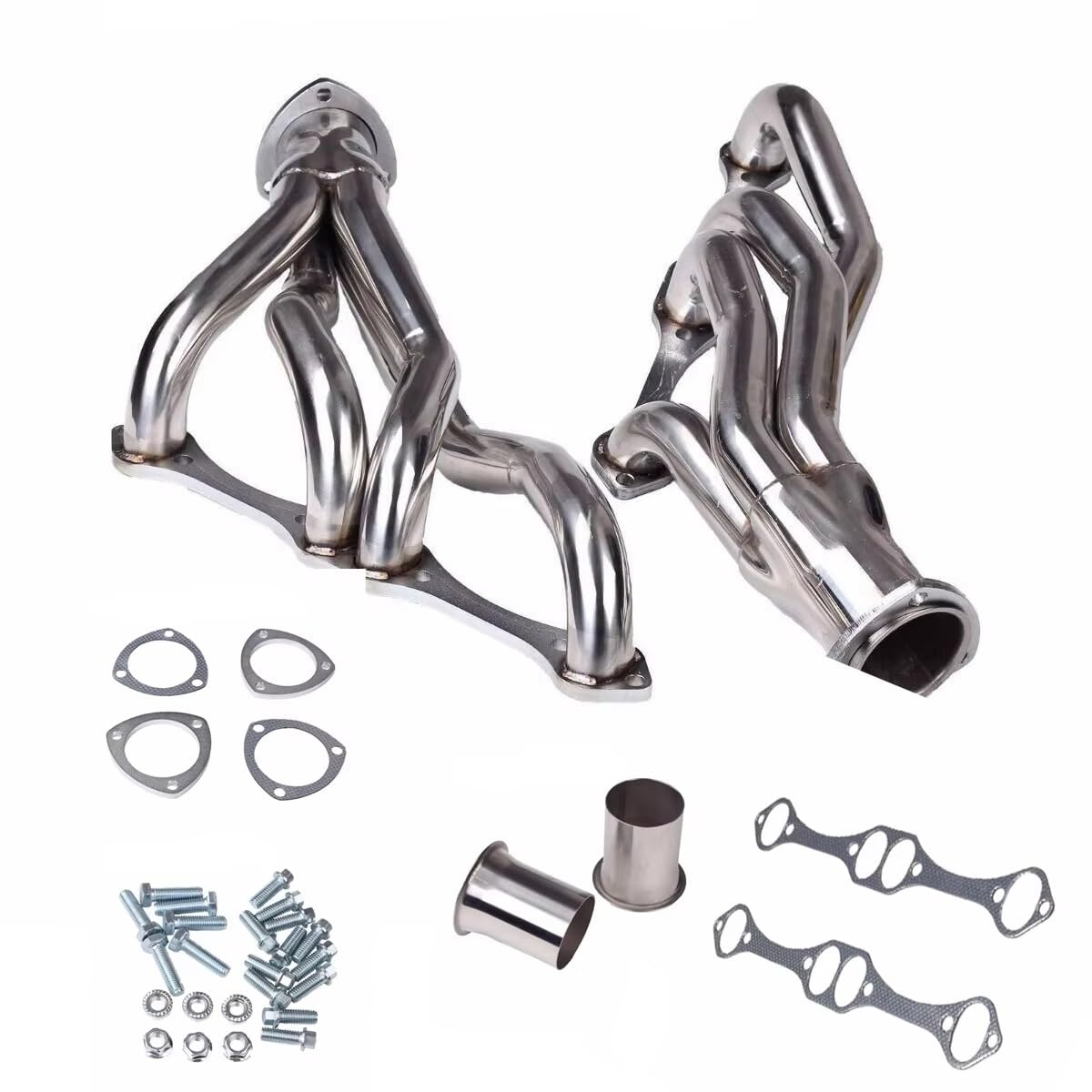 Collettore Di Scarico Per Chevy Per Small Per Block Per SB V8 265, 267, 283, 302, 305, 307, 327Collettori Collettore Scarico In Acciaio Inossidabile Motore Collettore Scarico Motore