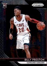2018-19 PRIZM #19 BILLY PRESTON CAVALIERS BASKETBALL