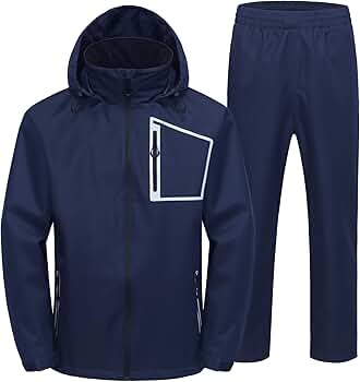 Amazon.com: WENTTUO Men's Rain Gear Waterproof Golf Rain