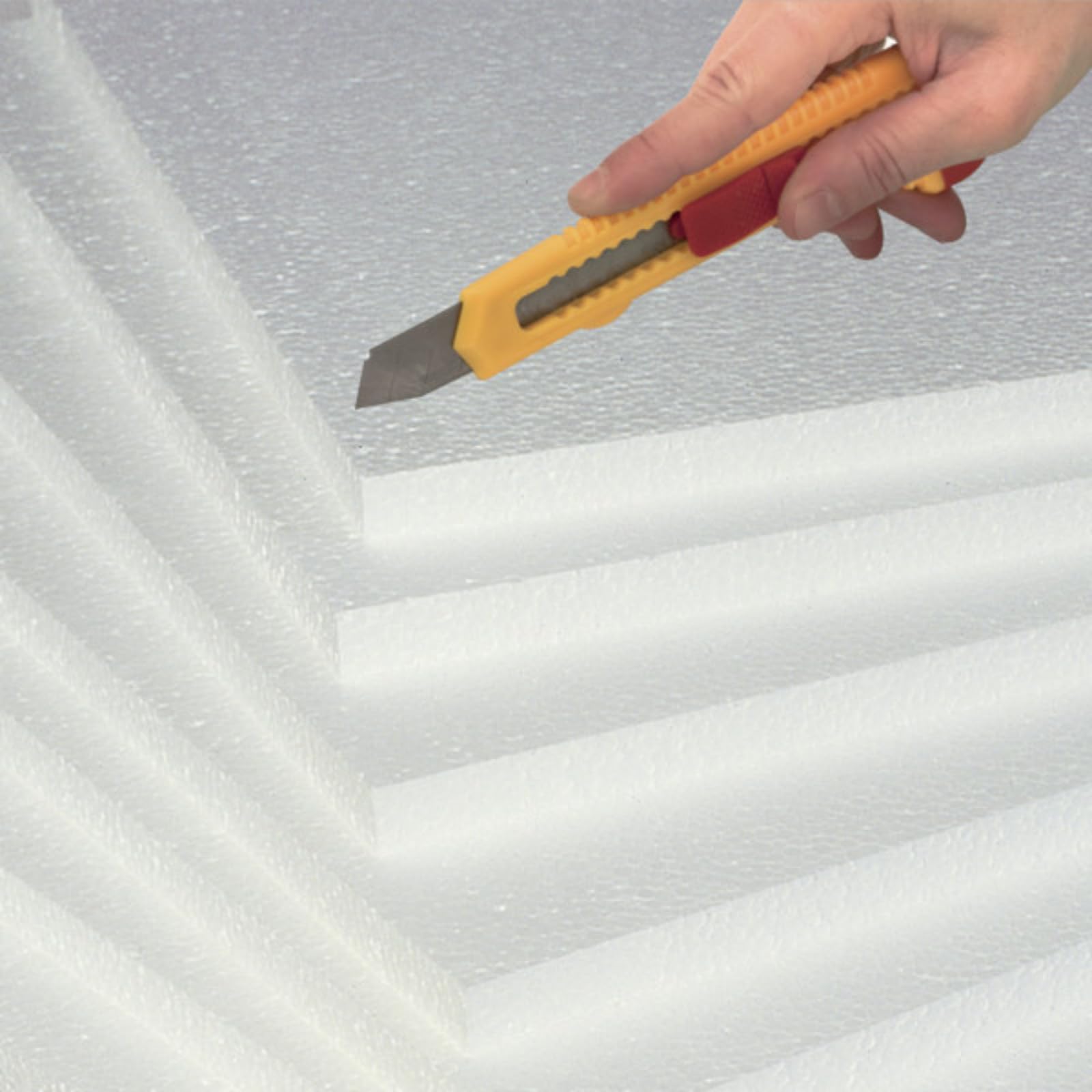 Pannelli In Polistirolo 50 pezzi Lastre Fogli 100x50cm Spessore 1cm Multiuso Isolamento Termico Acustico Densità 15kg/mc Isolante Ideali per Copertura Imballaggio Coibentazione Cappotto