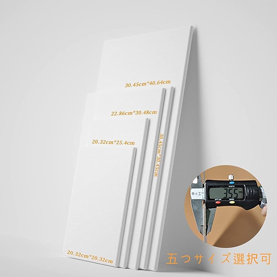 Amazon | キャンバスボード C3 8枚/セット キャンバス 油絵