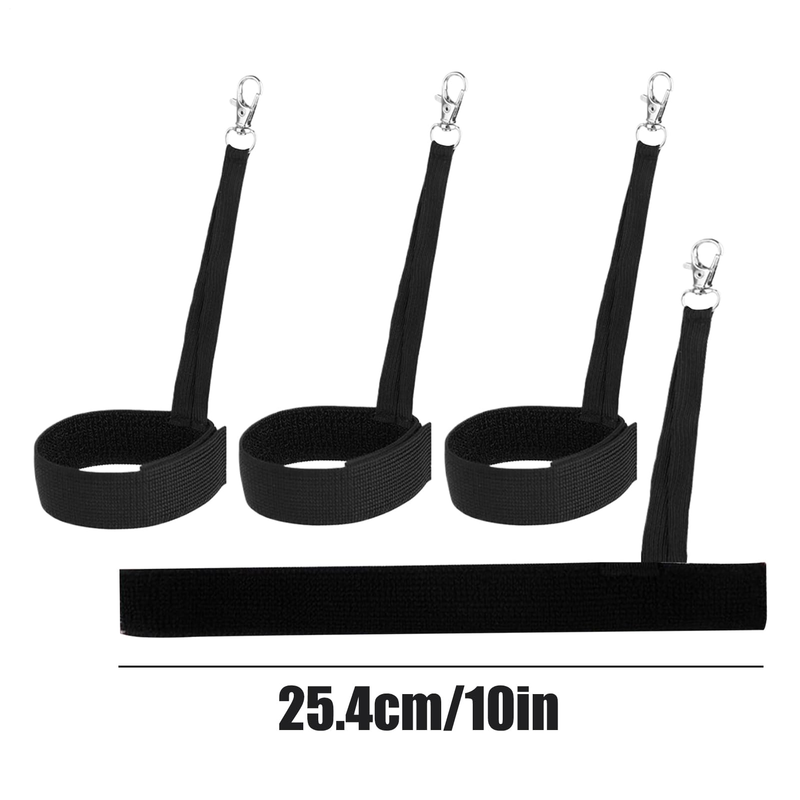 Générique Lot de 4 laisses de Gants de Ski réglables en Nylon, Sangles élastiques de Poignet avec Crochet pour Suspendre Les Gants, Sangle de Sport Universelle pour Le Ski, Le Snowboard et l'hiver