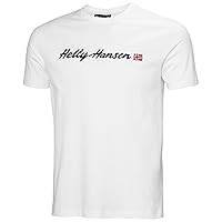 Helly Hansen Hommes Graphique de Base T 2.0, Blanc