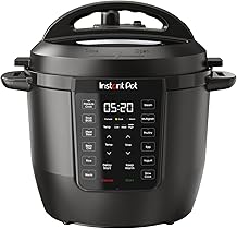 Instant Pot 6QT RIO 7-in-1 Multi-Cooker, Pressure Cooker, Slow cook, Saute, Steam, Rice Maker, Yogurt, Warmer, Black, 6 Quarts