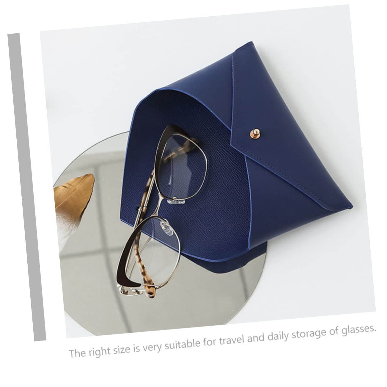 12piezas Estuche Para Gafas Portátil Organizador De Gafas Diseño Simple y Práctico Protector De De