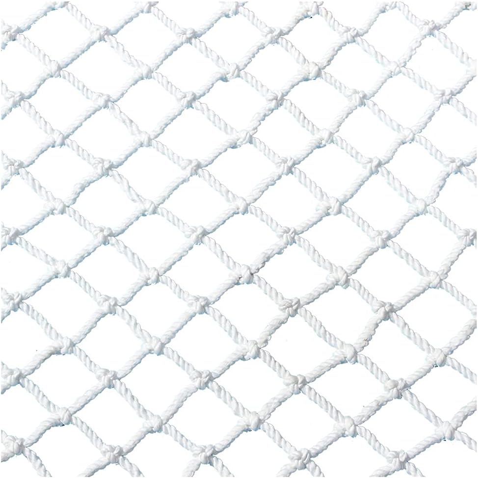 NIANTONGPlant Protection Rope Net, Indoor Outdoor Stairs Balcony Child Safety Netting, Garden Fence Net, Cargo Net, White Decoration Netting(Size:1x1m(3x3ft))