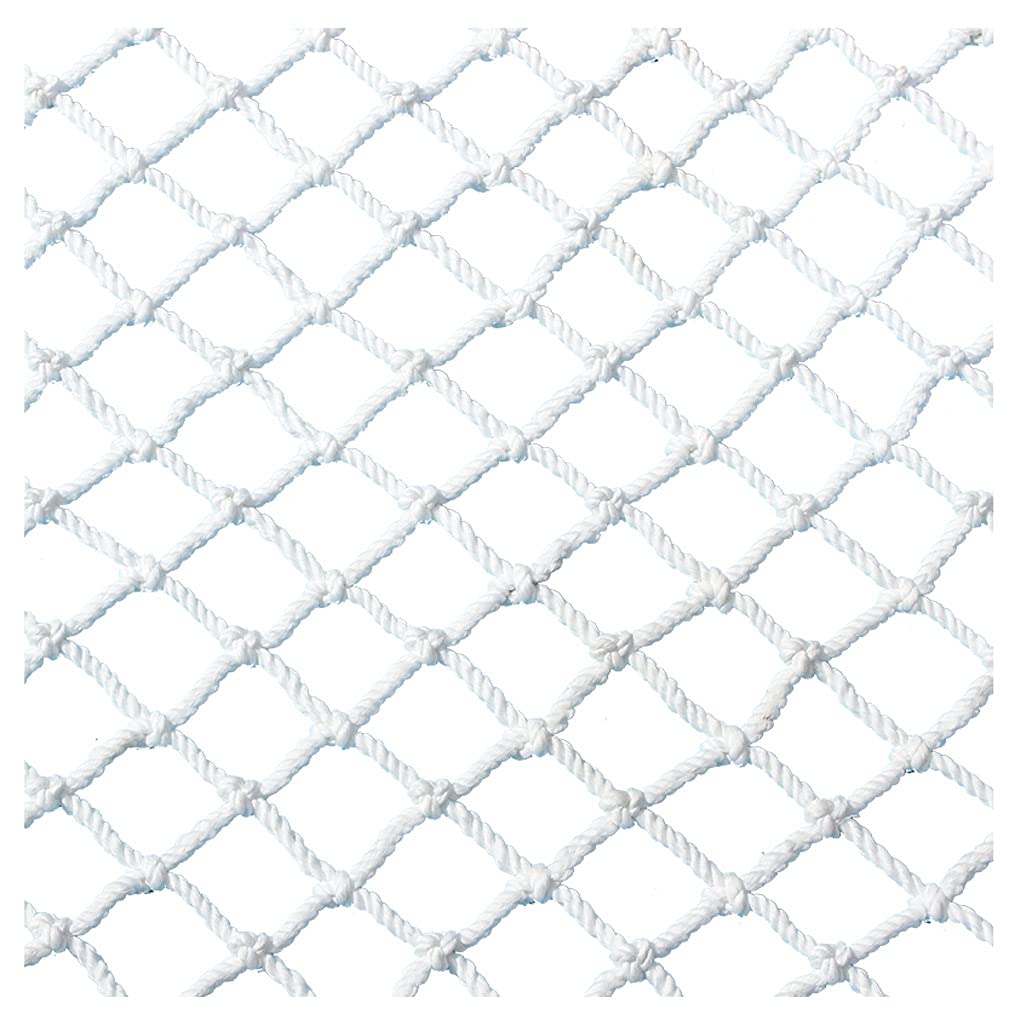 NIANTONGPlant Protection Rope Net, Indoor Outdoor Stairs Balcony Child Safety Netting, Garden Fence Net, Cargo Net, White Decoration Netting(Size:1x1m(3x3ft))