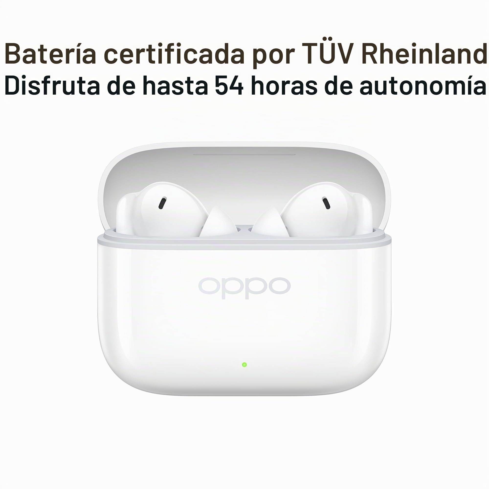 OPPO Enco Buds3 Pro Auriculares Inalámbricos Bluetooth 5.4 – Ultraligeros (4,3g), Graves Potentes 12,4mm, Cancelación de Ruido AI, 54h Batería, IP55, Modo Gaming Baja Latencia – Gris | Ultraligeros 4,3g, Graves Potentes 12,4mm, Cancelación de Ruido AI, 54
