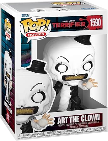 Funko POP! Movies: Terrifier - Art The Clown - Collectable Vinyl Figure - Gift Idea - Official Merchandise - for Kids & Adults - Horror Fans - Model Figure for Collectors and Display Funko POP! Movies: Terrifier - Art The Clown - Collectable Vinyl Figure - Gift Idea - Official Merchandise - for Kids & Adults - Horror Fans - Model Figure for Collectors and Display