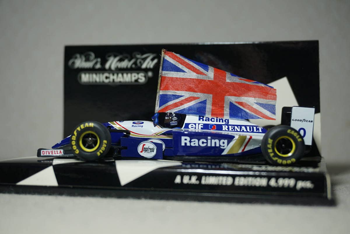 Amazon | 1/43 ヒル イギリス 優勝 MINICHAMPS Williams FW16#0 Hill