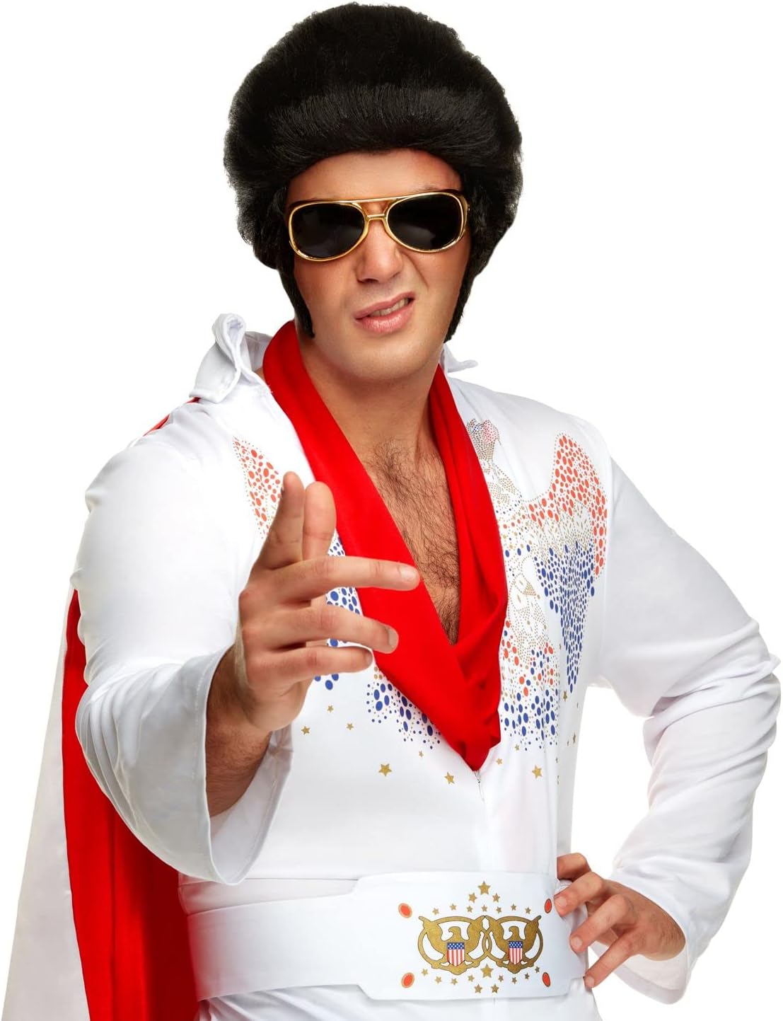 Morph Vegas Rockstar Costume Adult, Men Disco Costume, 70s Disco Outfits for Men - Image 5