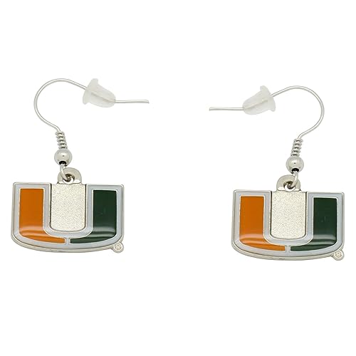 NCAA Unisex Adult NCAA Logo Dangler Earrings