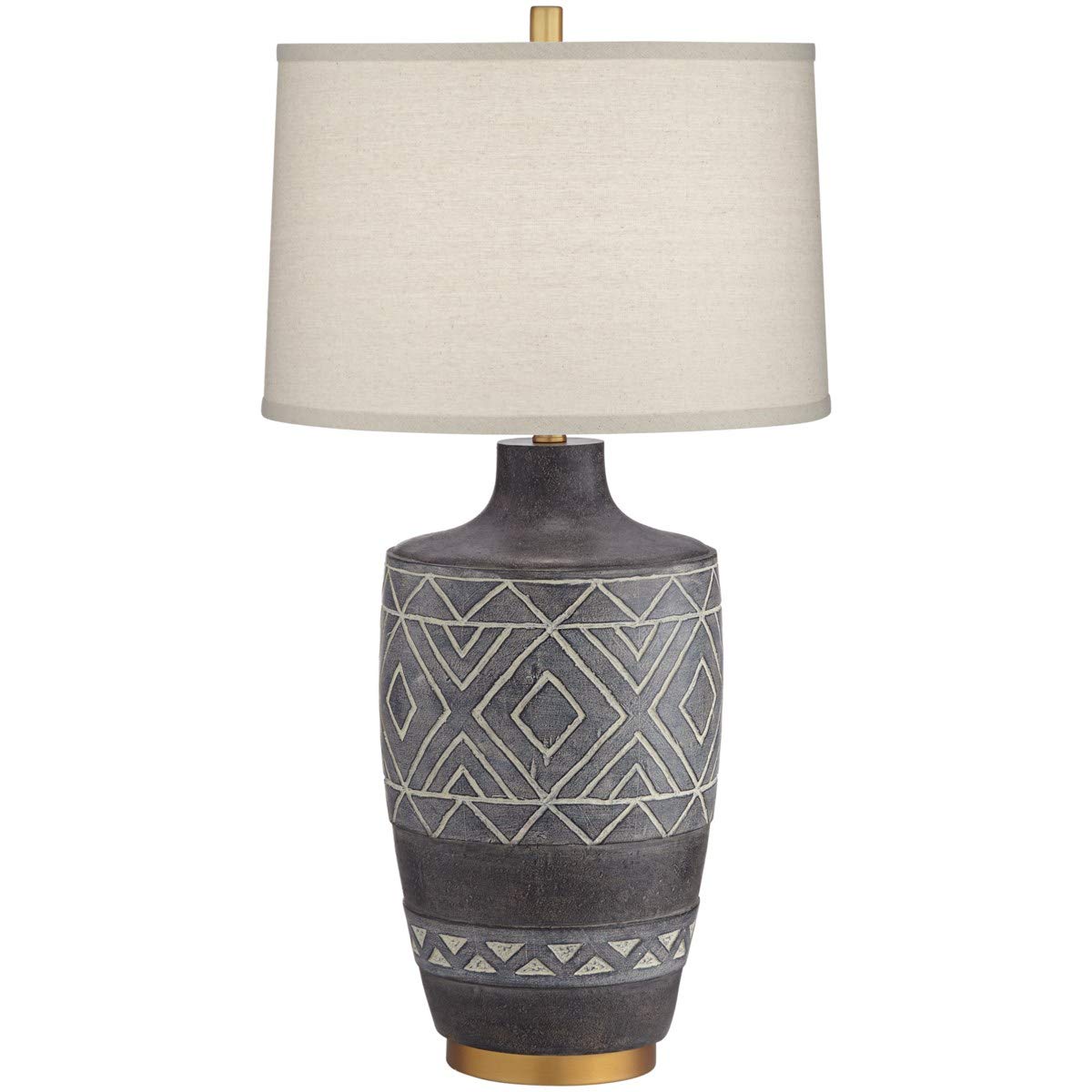 Pacific Coast Lighting Mesa Table Lamp | Casual 1-Light 150W Table Lamp in Black w/Decoration Finish (Table Lamp 17 in L x 17 in W x 31.50 in H)
