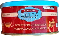 Goiabada Zélia Light, Doce de Goiaba Cremoso, 400g, 50% Menos Açúcar