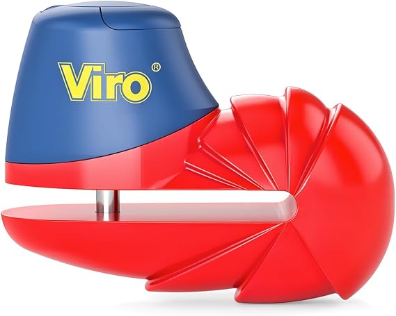 Viro | Armadillo Anti-Vise Disc Lock with 5.5 mm Shaft Diameter, Orange Color, Snap Lock