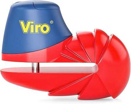 Viro | Armadillo Anti-Vise Disc Lock with 5.5 mm Shaft Diameter, Orange Color, Snap Lock