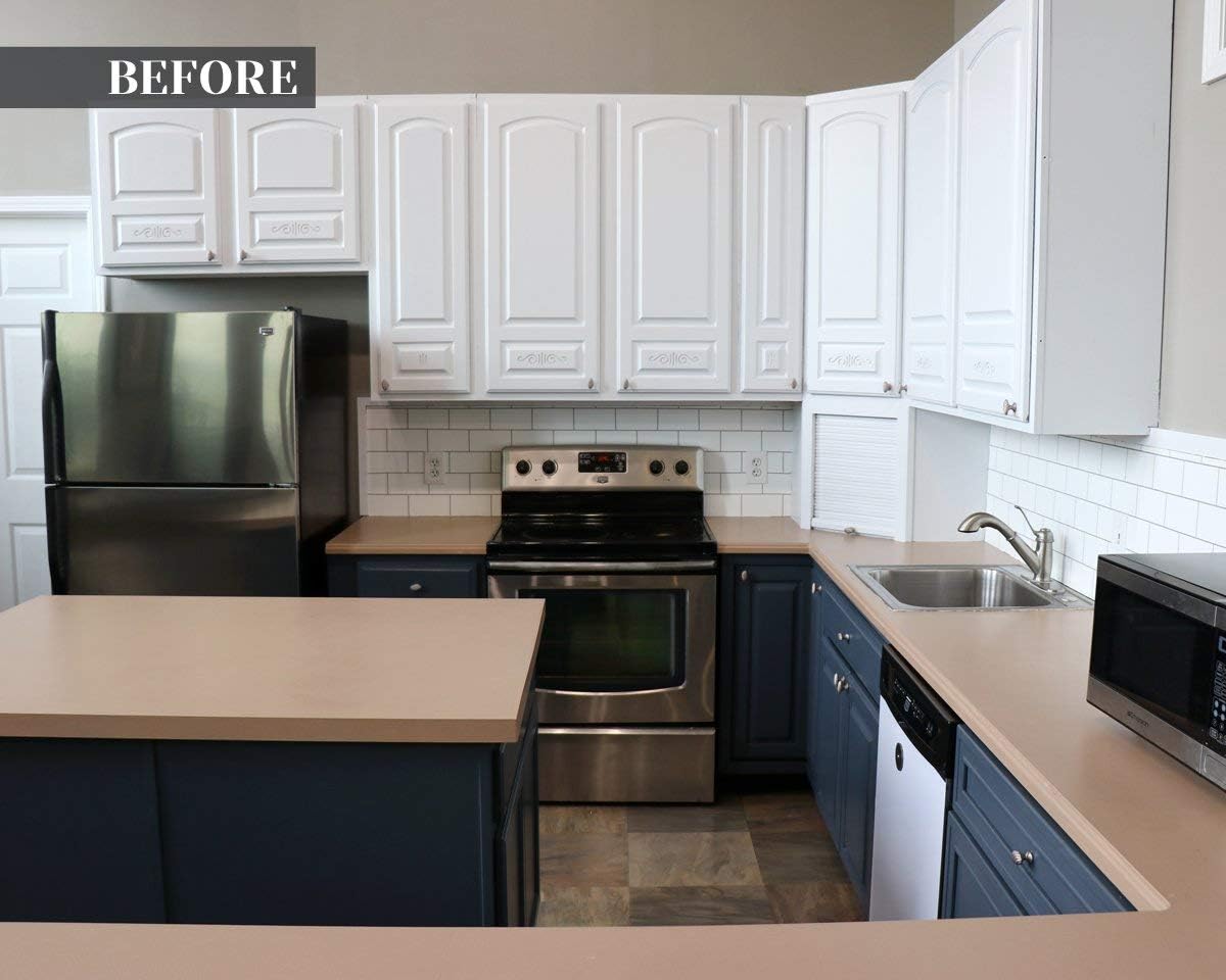 Giani Marble Countertop Paint Kit, Carrara White
