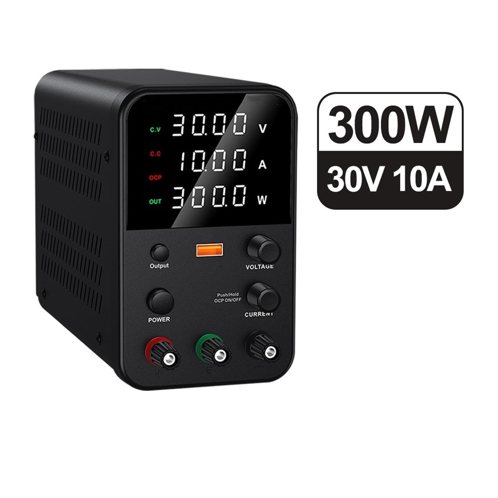 Fuente de alimentación CC WPS3010H Fuente de alimentación conmutada Ajustable 30V 10A Voltaje de Entrada Dual 220V 110V(0-60V 0-5A)