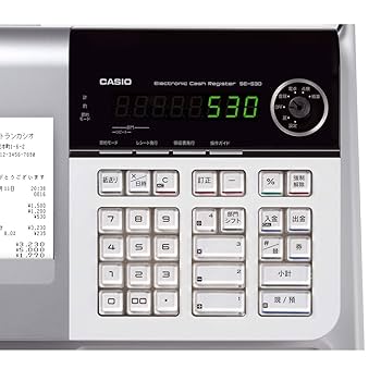 Amazon.co.jp: カシオ レジスター 8部門 小型ドロア SE-S30-WE