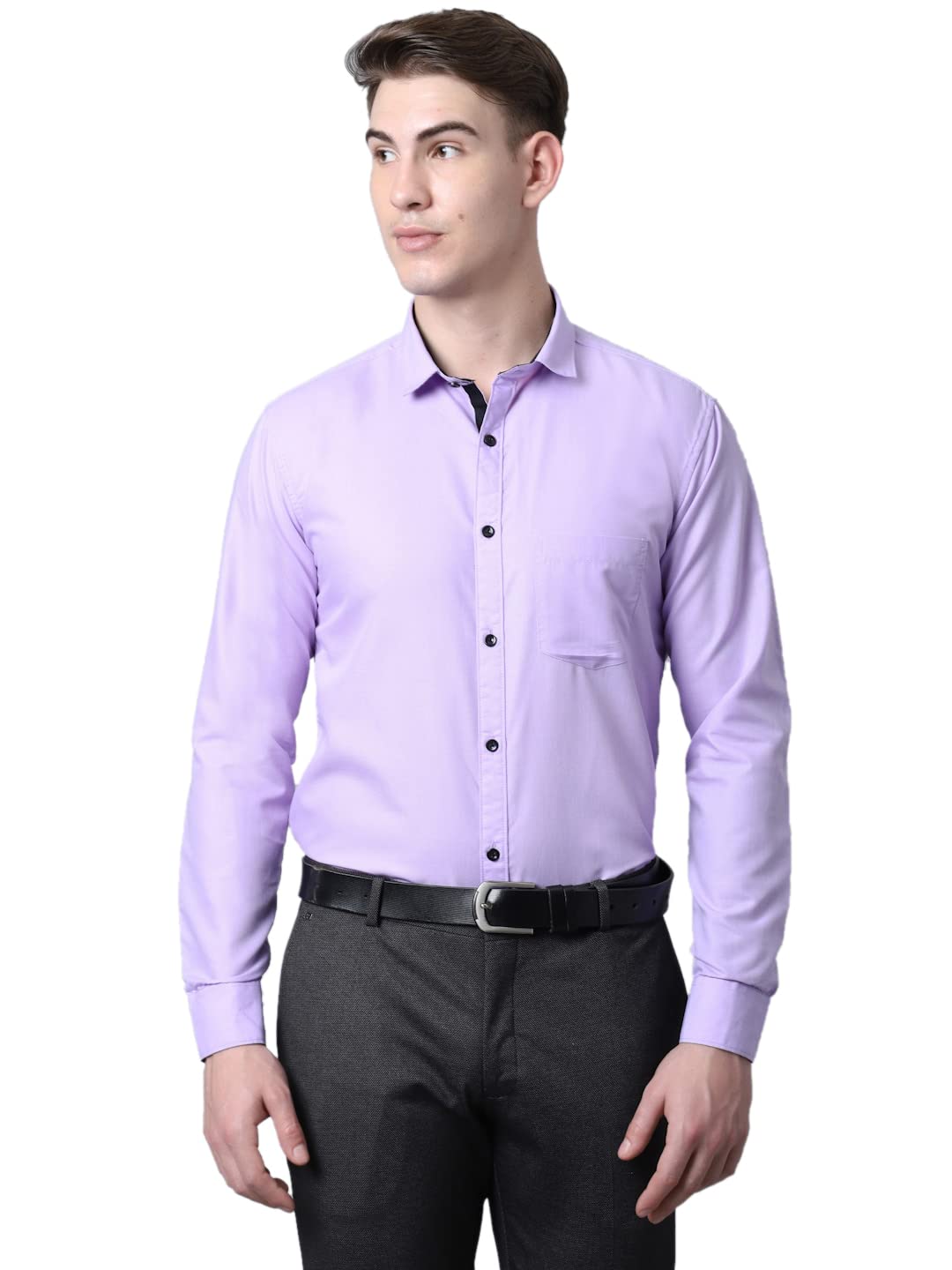 Slim Fit Cotton Blend Formal Shirts for Men-image-20