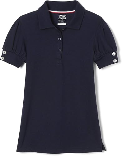 Miniatura 3 de French Toast - Polo de punto para niña Light Blue, Navy, White, Red