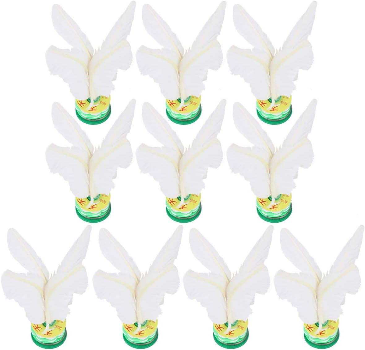 10pcs Adukt Toys Chinese Jianzi Kick Shuttlecocks Toy Kicking Shuttlecock Game Shuttlecock Fitness High Elasticity