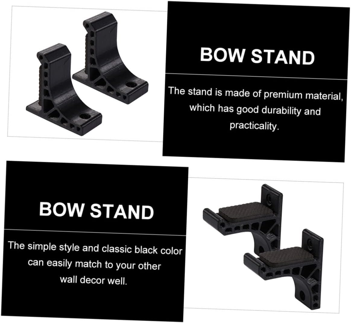 KOMBIUDA 1set Wall-mounted Adhesive Rack Display Stand for Bows Easy to Install Home Retail Displays